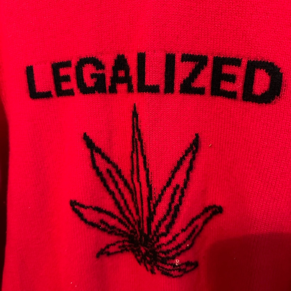 adaptation legalized Cashmere sweater Women’s Size X-Small Red